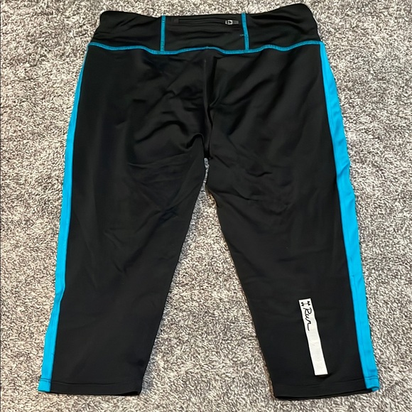 Under Armour Women's Black and Blue Swim Capris - Picture 3 of 3